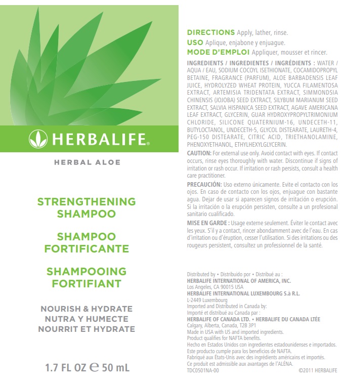 Labelinfo Herbal Aloe Strengthening Shampoo
